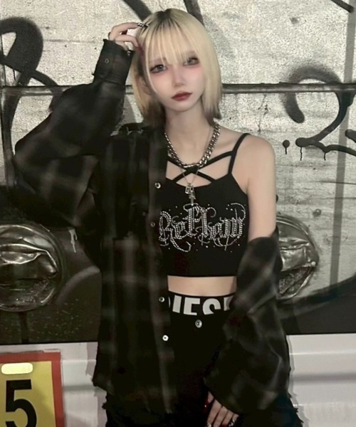 REFLEM キャミソール 「REFLEM/レフレム」クロスストラップ