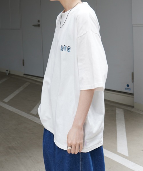 「Red Cap Girl」 半袖Tシャツ L ブルー メンズ