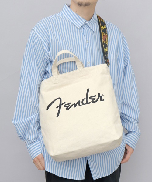Fender（フェンダー） トートバッグ ヘビーキャンバス 2WAY ショルダー 