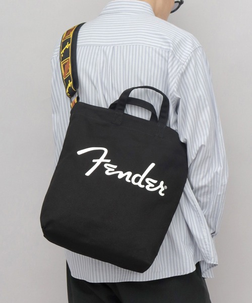 Fender（フェンダー） トートバッグ ヘビーキャンバス 2WAY ショルダー