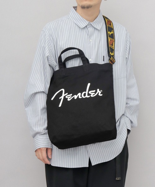 Fender（フェンダー） トートバッグ ヘビーキャンバス 2WAY ショルダー