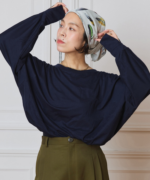 IENA LA BOUCLE（イエナラブークル） tシャツ バブルヘムカットソー 