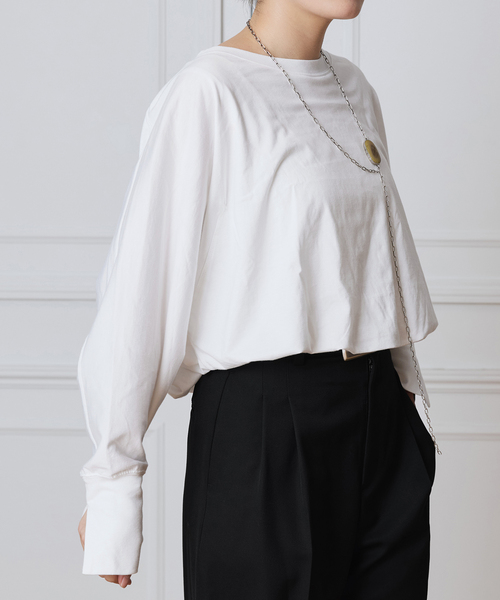 tシャツ IENA LA BOUCLE バブルヘムカットソー レディース