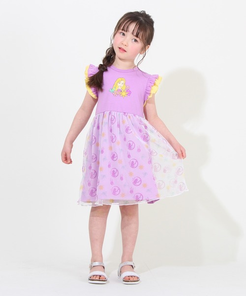 Disney 「Disney」 「KIDS」半袖ワンピース 110cm ピンク キッズ