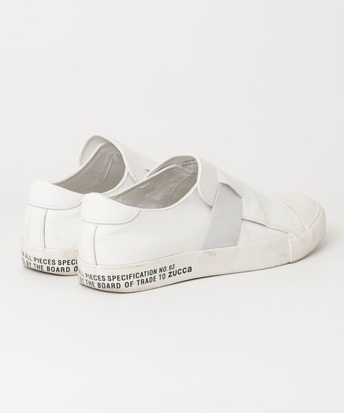 ZUCCA スリッポン ZUCCa 「ZUCCa」 スリッポン L size ホワイト メンズ : ZOZOTOWN