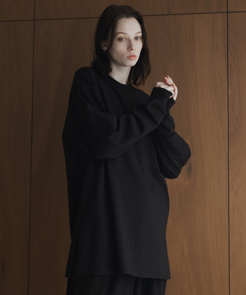 「remer」 長袖Tシャツ MEDIUM ホワイト メンズ