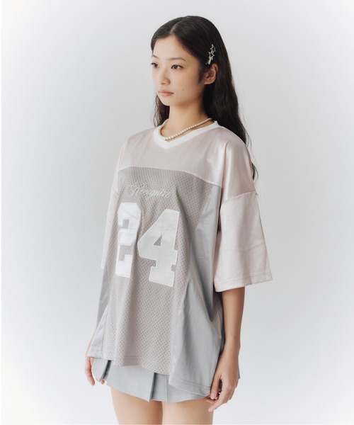 「FCMM」 半袖カットソー MEDIUM グレー レディース