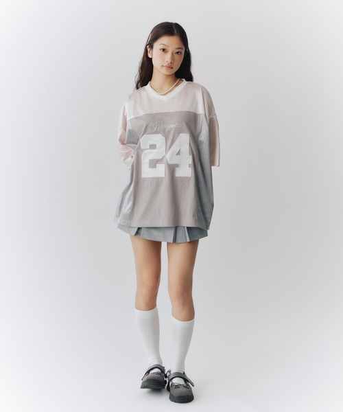 「FCMM」 半袖カットソー MEDIUM グレー レディース