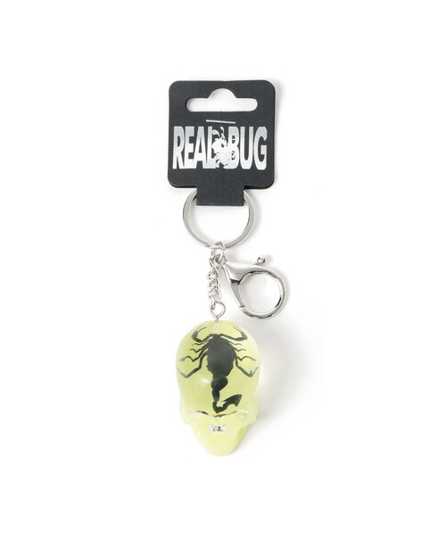 bPr BEAMS（bPrビームス） キーホルダー REAL BUG / SKULL KEY CHAIN