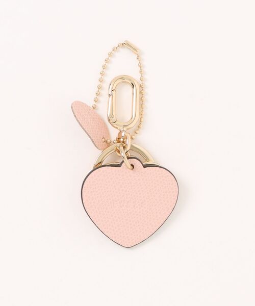 FURLA ♡ハート型キーホルダー ピンク♡未使用 フルラ キーホルダー ハートモチーフ チャーム キーリング