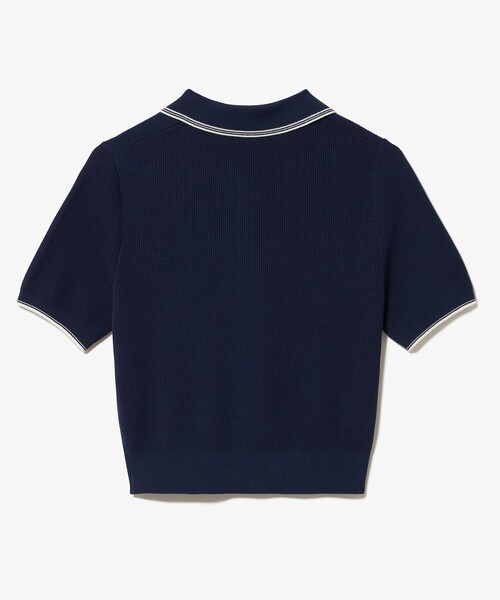 LACOSTE（ラコステ） ポロシャツ ポロ 配色ライン コンパクトニット