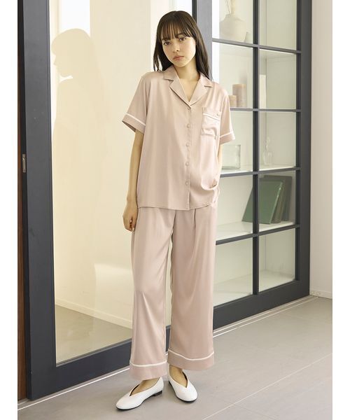 キヨさま専用✨GELATO PIQUE パジャマ ルームウェア 接触冷感 gelato pique パジャマ ルームウェア 接触冷感サテンライン