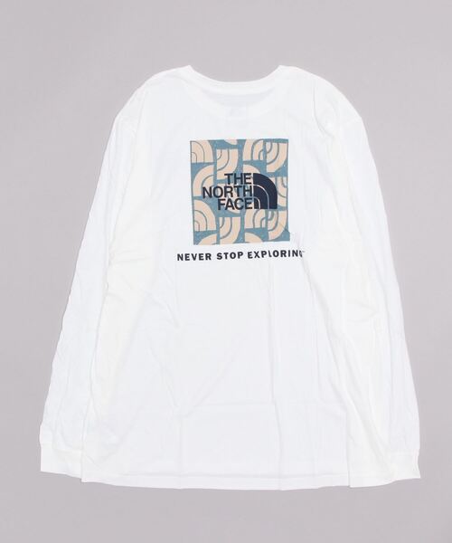 「THE NORTH FACE」 長袖Tシャツ MEDIUM ピンク メンズ