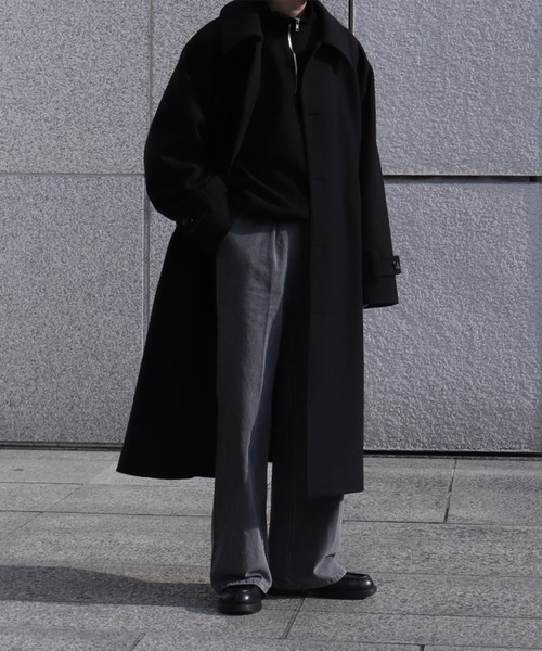 「CALLNE」 加工デニムパンツ M ブラック メンズ