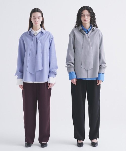 CULLNI スラックス Double Cloth 3Tuck Semi Wide Pants メンズ