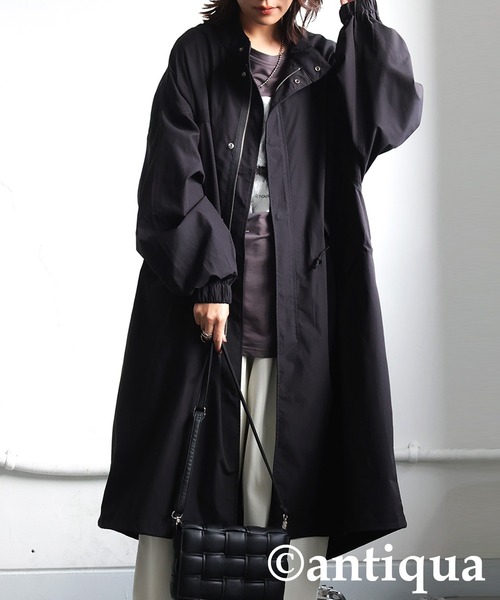antiqua（アンティカ） コート ONESIZE ブラック レディース