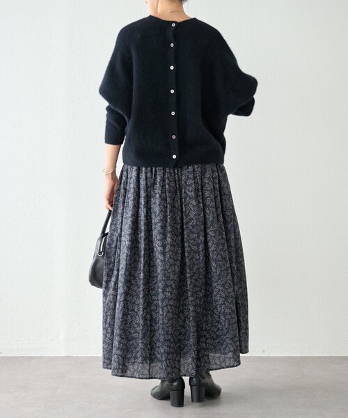 L*R様 新品タグ付✨　ビアズリー　プリントプリーツ　総柄　スカート　パッチワー BEARDSLEY（ビアズリー） スカート リーフプリントスカート : ZOZOTOWN