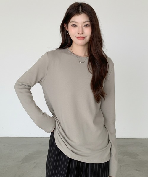 tシャツ ラウンドネックロングTシャツ レディース : ZOZOTOWN Yahoo!店