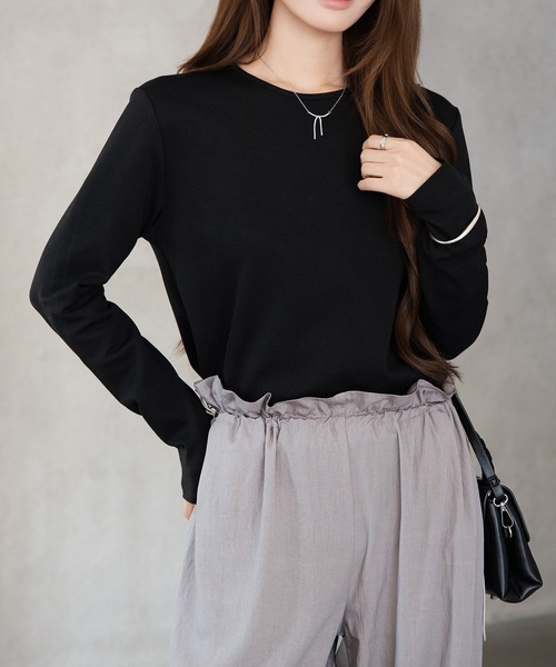 tシャツ ラウンドネックロングTシャツ レディース : ZOZOTOWN Yahoo!店