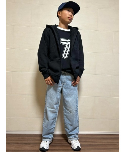 GAP（ギャップ） パーカー Gapロゴ 裏ボア ジップアップパーカー