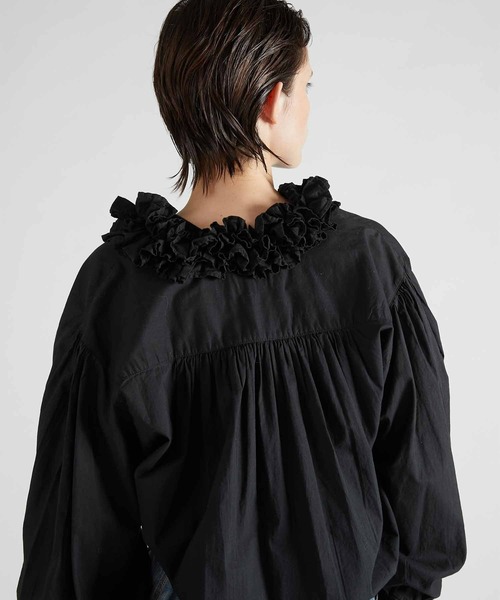 crinkle crinkle crinkle フリルカラーシャツ crinkle crinkle crinkle