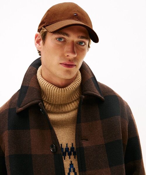 トミー ヒルフィガー（ ）/フラッグロゴ6パネルコーデュロイキャップ TOMMY HILFIGER（トミー・ヒルフィガー） キャップ 帽子 フラッグロゴ6