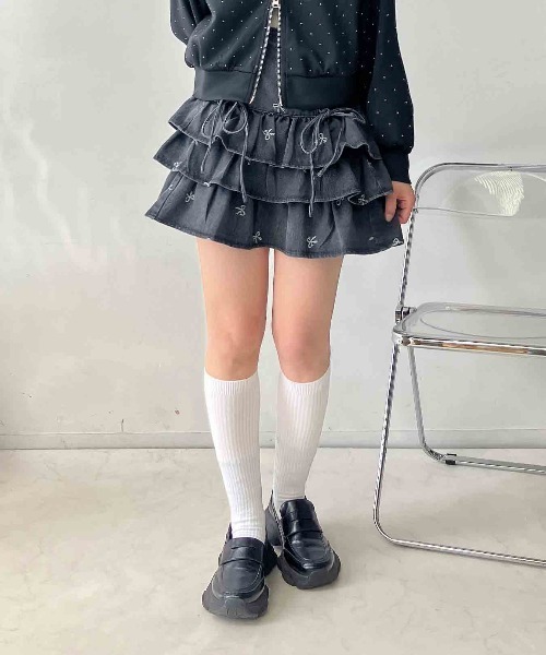 AMBUSH® リボン付きミニスカート リボン付バルーンミニスカート[品番：TAXW0009963]｜TAXI （タクシー