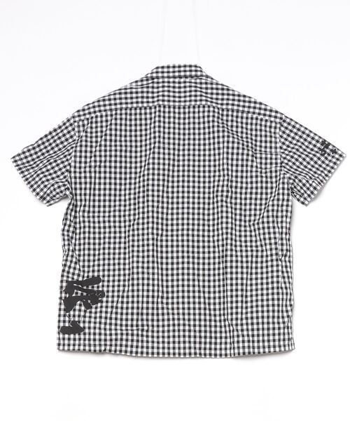 「PORTER CLASSIC」 半袖シャツ X-SMALL ブラック メンズ_画像2