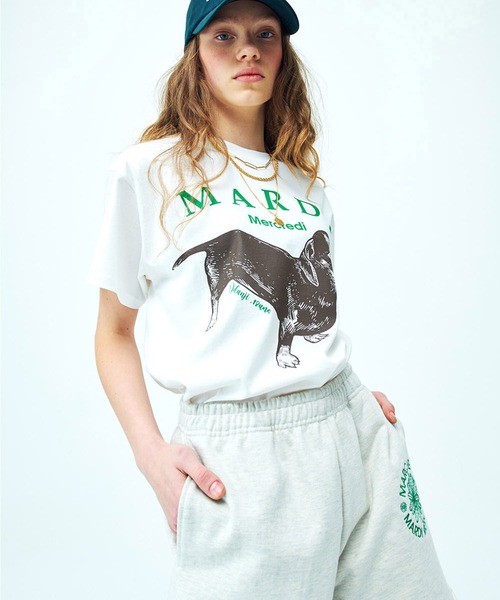 「Mardi Mercredi」 半袖Tシャツ FREE アイボリー レディース_画像3