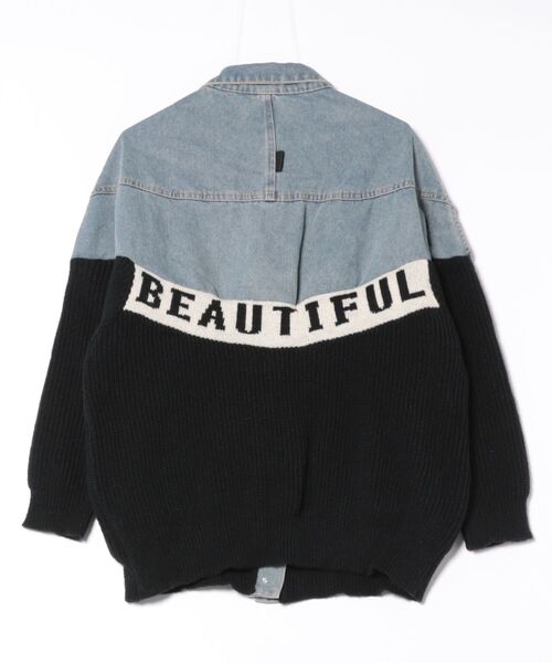 専用☆45R ニットデニムのGジャン インディゴ サイズ1 デニム