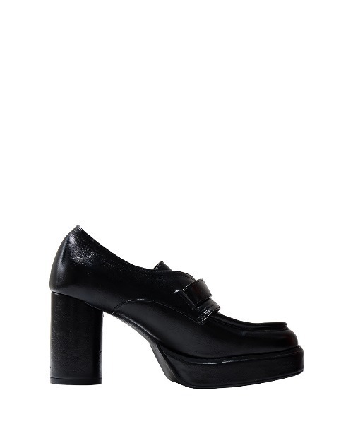 【Ameri新品】square lady loafer(ブラウン23.5-24) Ameri（アメリ） ローファー SQUARE LADY LOAFER レディース