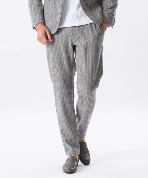 EPOCA UOMO（エポカ ウォモ） パンツ 「セットアップ対応」ストライプ