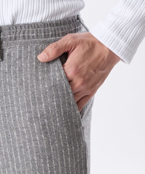 EPOCA UOMO（エポカ ウォモ） パンツ 「セットアップ対応」ストライプ