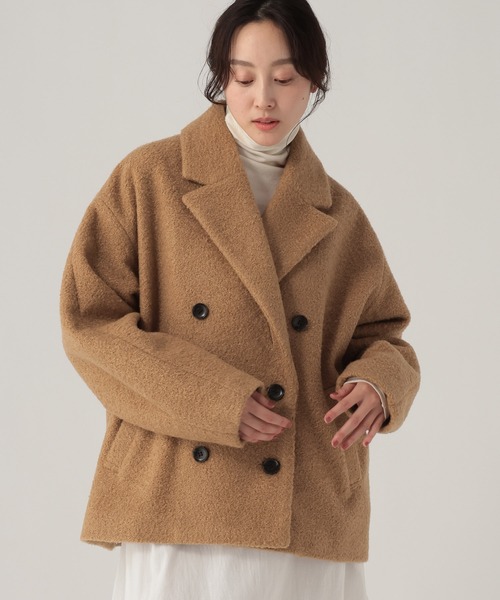 Elura（エルーラ） ピーコート pコート カーリーシャギーPコート