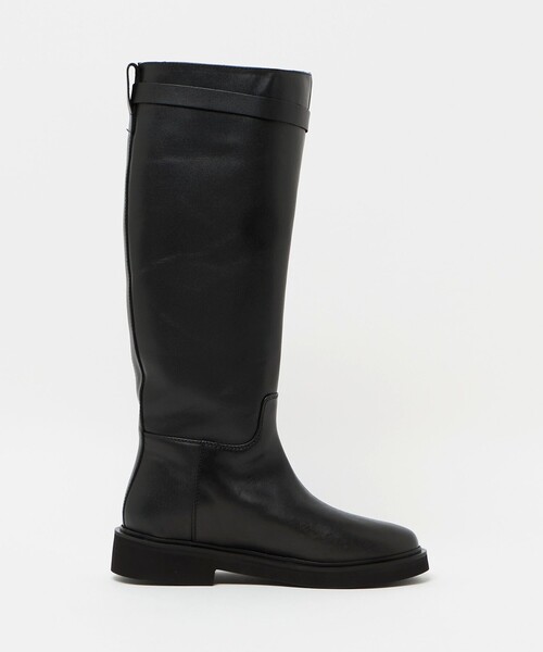 Caminando ロングブーツ　black leather CAMINANDO（カミナンド） ブーツ 「CAMINANDO/カミナンド」KNEE HIGH