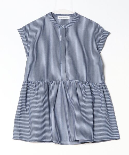 「quaranciel」 半袖ブラウス ONE SIZE ブルー レディース_画像2
