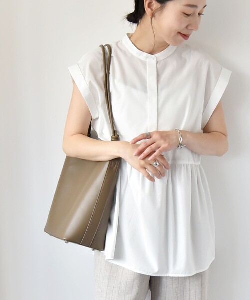 「quaranciel」 半袖ブラウス ONE SIZE ブルー レディース_画像8