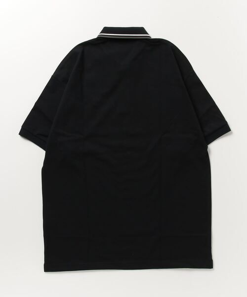「FRED PERRY」 半袖ポロシャツ S ブラック メンズ_画像2
