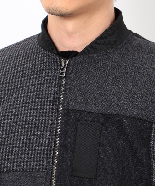 COMME CA ISM（コムサイズム） ブルゾン アウター パッチワーク