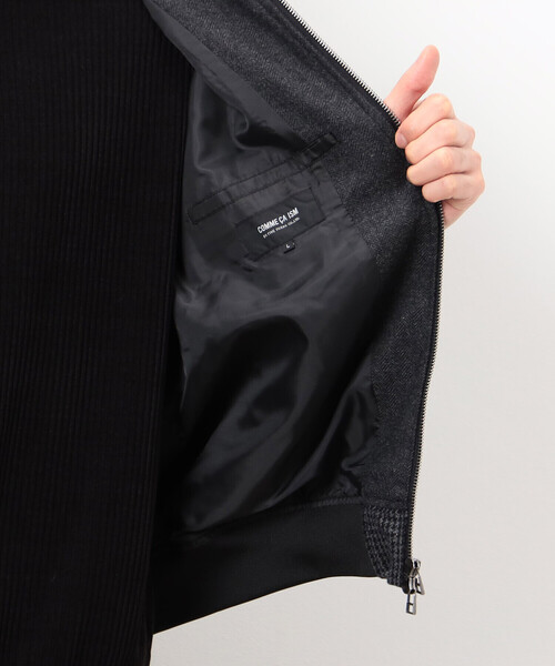 COMME CA ISM（コムサイズム） ブルゾン アウター パッチワーク