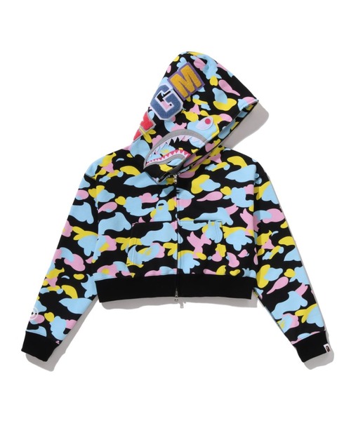 A BATHING APE レディースパーカー カモ XS A BATHING APE（アベイシングエイプ） パーカー ABC CAMO BY BATHING