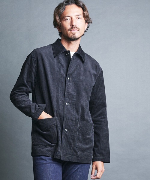 Magine（マージン） コーデュロイジャケット 48 ブラック メンズ