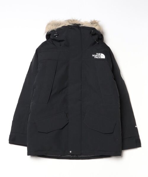 【美品】ノースフェイス ダウンコート グースダウン ロゴ刺繍 黒ブラック THE NORTH FACE（ザ ノースフェイス） ダウンコート X-LARGE ブラック
