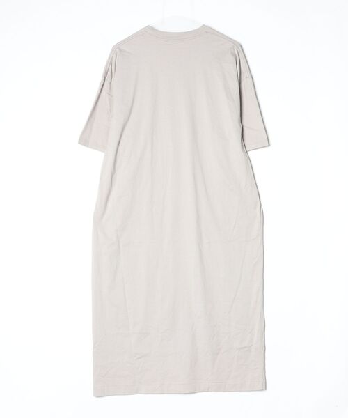 「ATON」 Tシャツワンピース 1 ベージュ レディース_画像2