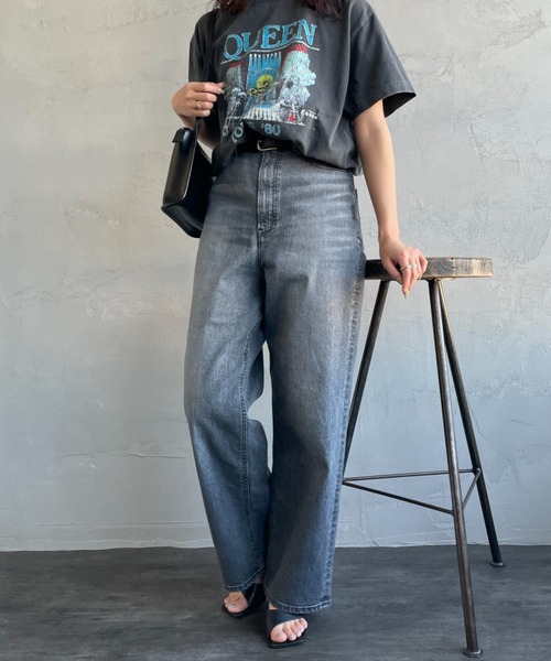 YANUK（ヤヌーク） デニムパンツ 23 グレー レディース : ZOZOTOWN