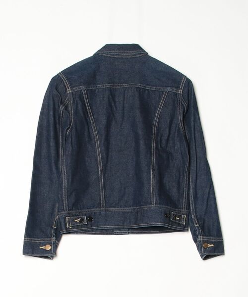 「Lee」 デニムジャケット SMALL ネイビー レディース_画像2