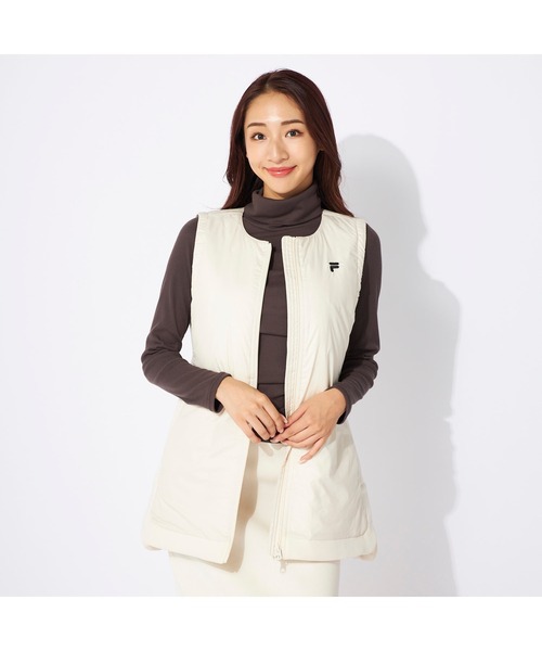 【ぱせり】☆新品☆FILAベストSサイズ FILA GOLF ベスト ジレ 「FILA GOLF:フィラゴルフ」レディースダウン
