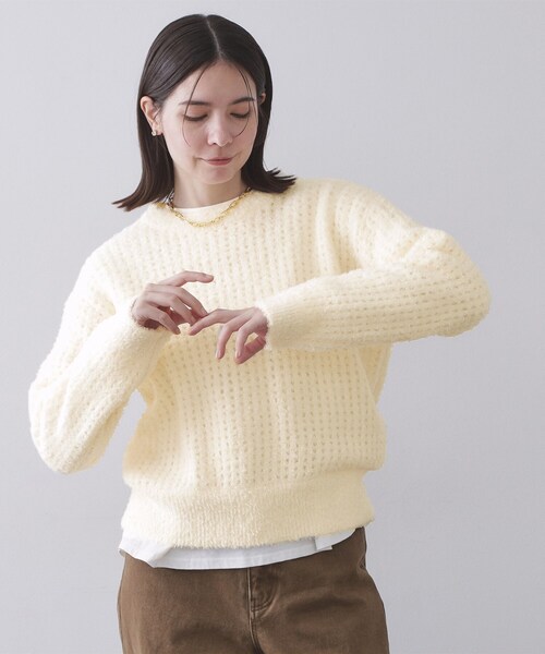 OPAQUE.CLIP（オペークドットクリップ） ニット セーター モールヤーン
