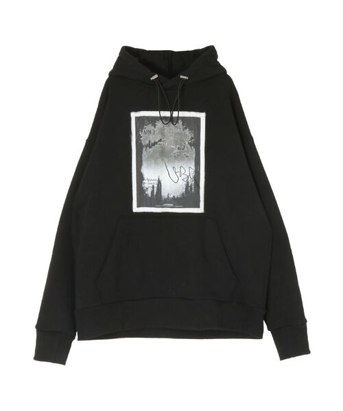 UN3D.（アンスリード） トレーナー スウェット METALLIC PAINT HOODIE