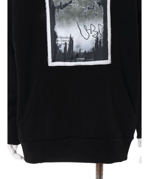 UN3D.（アンスリード） トレーナー スウェット METALLIC PAINT HOODIE